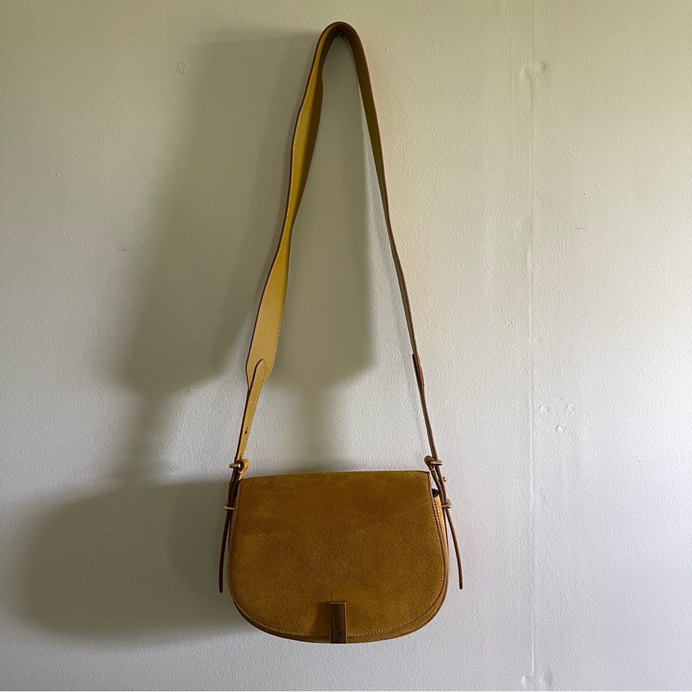 POLO RALPH LAUREN CROSSBODY SUEDE POLO ID BAG